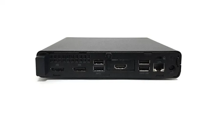 Неттоп HP ProDesk 600 G5 DM USFF / Intel Core i5-9400T (6 ядер по 1.8 - 3.4 GHz) / 32 GB DDR4 / 256 GB SSD M.2 NVMe / Intel UHD Graphics 630 / Win 11 Pro Lic б/в - зображення 3