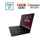 Ігровий ноутбук HP Omen 17-ck0020ca / 17,3" (2560x1440) IPS / Intel Core i7-11800H (8 (16) ядер по 2,3 - 4,6 ГГц) / 16 ГБ DDR4 / 1000 ГБ SSD M.2 NVMe / nVidia GeForce RTX 3070, 8 ГБ GDDR6, 256-біт / Веб-камера б/в