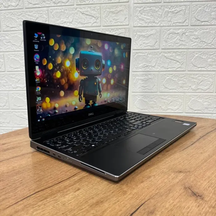 Мобільна робоча станція Dell Precision 7530 / 15.6" (1920x1080) IPS Touch / Intel Core i7-8750H (6 (12) ядер по 2.2 - 4.1 GHz) / 16 GB DDR4 / 256 GB SSD NVMe / nVidia Quadro P2000, 4 GB GDDR5, 128-bit / WebCam б/в - зображення 4