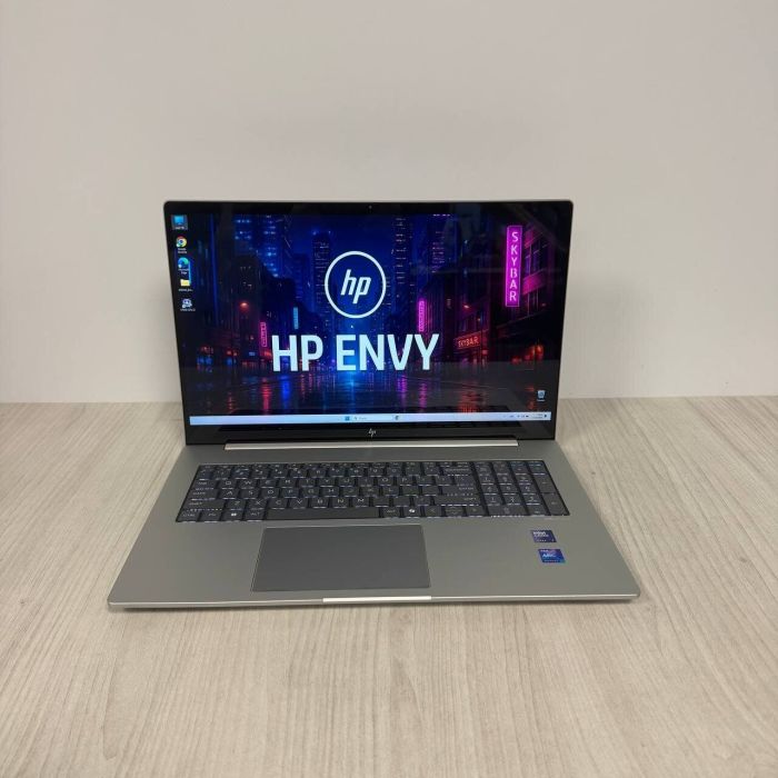 Ультрабук Б-клас HP Envy 17-da0047nr / 17.3" (1920x1080) IPS Touch / Intel Core Ultra 7 155H (16 (22) ядер по 3.8 - 4.8 GHz) / 16 GB DDR5 / 512 GB SSD NVMe / Intel Arc Graphics / WebCam б/в - зображення 2