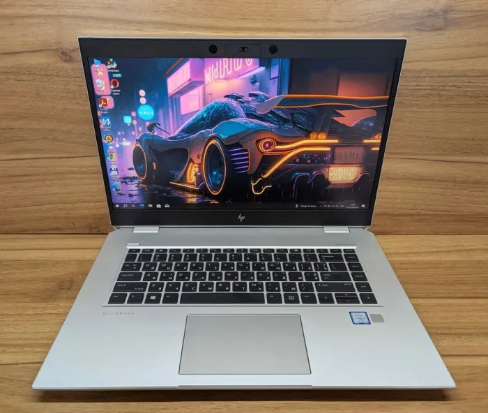 Ігровий ноутбук HP EliteBook 1050 G1 / 15.6" (1920x1080) IPS / Intel Core i7-8850H (6 (12) ядер по 2.6 - 4.3 GHz) / 16 GB DDR4 / 512 GB SSD / nVidia GeForce GTX 1050, 4 GB GDDR5, 128-bit / Fingerprint / HDMI / Windows 10 б/в - зображення 2
