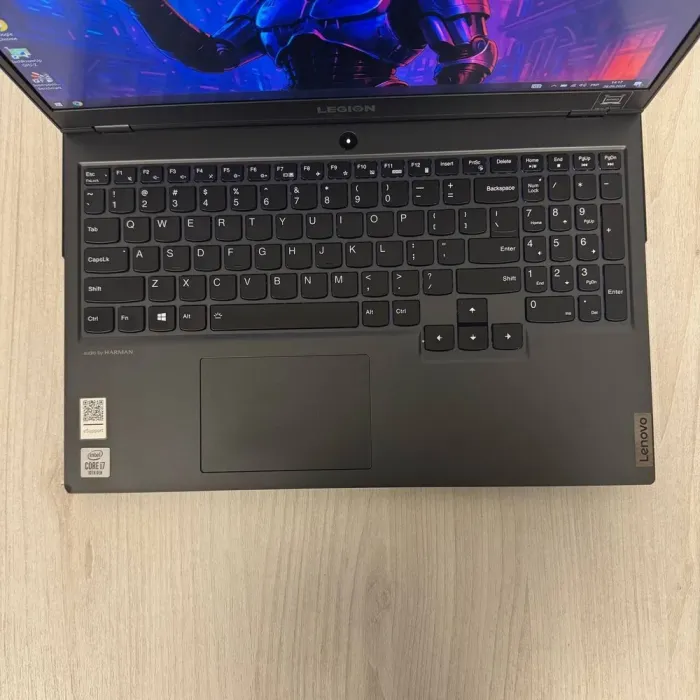 Ігровий ноутбук Б-класу Lenovo Legion 5 15IMH05H / 15.6" (1920x1080) IPS / Intel Core i7-10750H (6 (12) ядер по 2.6 - 5.0 GHz) / 16 GB DDR4 / 1000 GB SSD NVMe / nVidia GeForce RTX 2060, 6 GB GDDR6, 192-bit / WebCam б/в - зображення 7