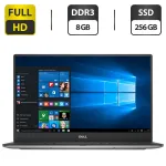 Ультрабук Б-клас Dell XPS 13 9343 / 13.3" IPS / Intel Core i5-5200U (2(4) ядра по 2.2-2.7GHz) / 8GB DDR3 / 256GB SSD / HD Graphics 5500 / WebCam / Mini DisplayPort б/в