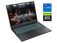 Ігровий ноутбук Gigabyte G6 KF / 16" (1920x1200) IPS / Intel Core i7-13620H (10 (16) ядер по 3.6 - 4.9 GHz) / 16 GB DDR5 / 1000 GB SSD NVMe / nVidia GeForce RTX 4060, 8 GB GDDR6, 128-bit / WebCam б/в
