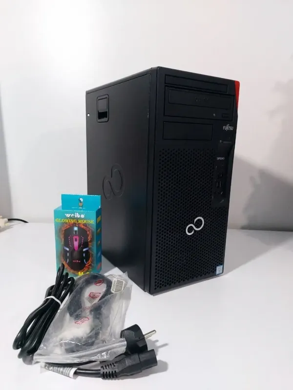 Компьютер Fujitsu Esprimo P957 E90 Tower / Intel Core i5-6600 (4 ядра по 3.3 - 3.9 GHz) / 16 GB DDR4 / 256 GB SSD M.2 + 500 GB HDD / nVidia GeForce GTX 1050 Ti, 4 GB GDDR5, 128-bit / DVD-ROM б/в - зображення 2