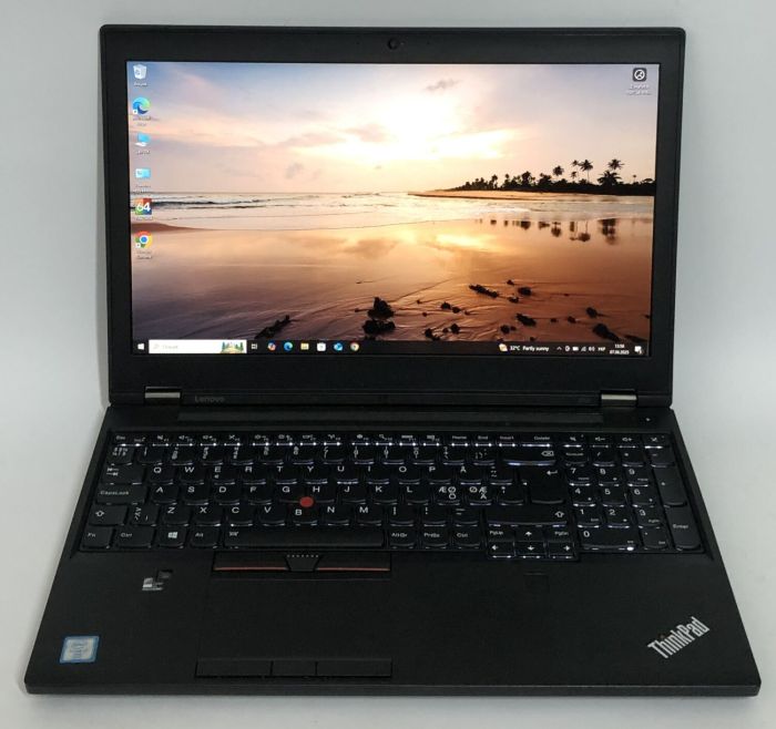 Мобільна робоча станція Б-клас Lenovo ThinkPad P50 / 15.6" (1920x1080) IPS / Intel Core i7-6820HQ (4 (8) ядра по 2.7 - 3.6 GHz) / 16 GB DDR4 / 512 GB SSD / nVidia Quadro M2000M, 4 GB GDDR5, 128-bit / WebCam / Win 10 Pro б/в - зображення 2