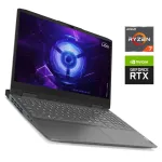 Ігровий ноутбук Б-класу Lenovo LOQ 15APH8 / 15,6" (1920x1080) IPS / AMD Ryzen 7 7840HS (8 (16) ядер по 3,8 - 5,1 ГГц) / 16 ГБ DDR5 / 512 ГБ SSD NVMe / nVidia GeForce RTX 4060, 8 ГБ GDDR6, 128-bit / WebCam б/в