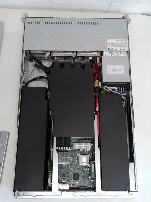 Сервер Supermicro 1U / 2x Intel Xeon X5670 (6 (12) ядер по 2.93 - 3.33 GHz) / 48 GB DDR3 / Без HDD / 2x nVidia Tesla M2090, 6 GB GDDR5, 384-bit / 1400W Gold б/в - зображення 9