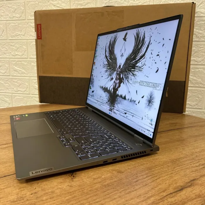 Ігровий ноутбук Lenovo ThinkBook 16p G2 ACH / 16" (2560x1600) IPS / AMD Ryzen 7 5800H (8 (16) ядер по 3.2 - 4.4 GHz) / 16 GB DDR4 / 512 GB SSD / nVidia GeForce RTX 3060, 6 GB GDDR6, 192-bit / WebCam б/в - зображення 5