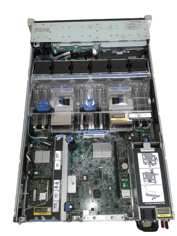 Сервер 2U HP ProLiant DL380p G8 SFF / 2 x Intel Xeon E5-2620 (6(12)ядер по 2.0-2.5GHz) / 64GB DDR3 / NO HDD / 2 x 460W / SAS, SATA б/в - зображення 7