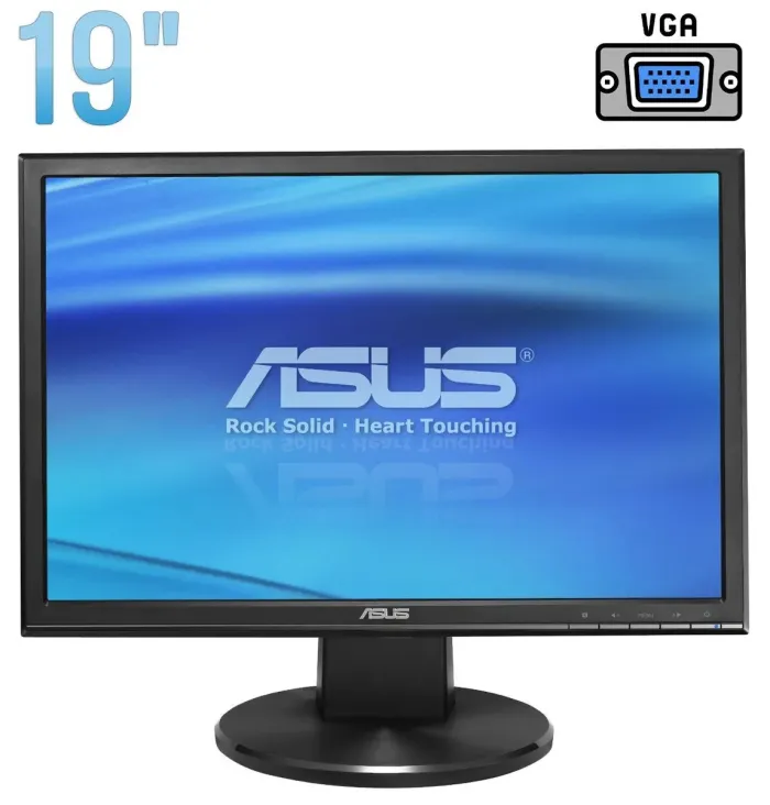 Монітор Asus VW193D-B / 19" (1440x900) TN+film / VGA / VESA 100x100 б/в - зображення 1