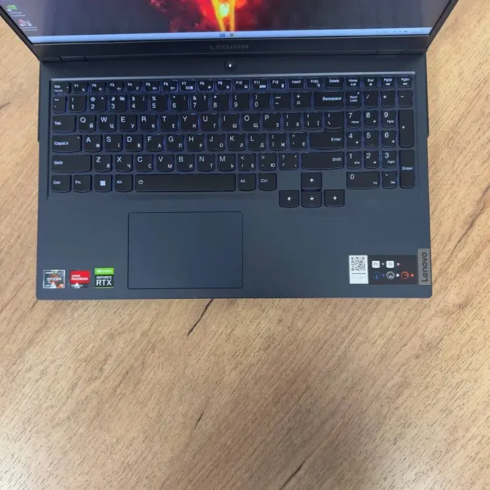 Ігровий ноутбук Б-клас Lenovo Legion 5 15ACH6H / 15.6" (2560x1440) IPS / AMD Ryzen 5 5600H (6 (12) ядер по 3.3 - 4.2 GHz) / 16 GB DDR4 / 512 GB SSD NVMe / nVidia GeForce RTX 3060, 6 GB GDDR6, 192-bit б/в - зображення 7