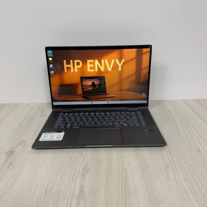 Ультрабук-трансформер HP Envy x360 15-fe1073cl / 15.6" (1920x1080) IPS Touch / Intel Core Ultra 7 155U (12 (14) ядер по 1.7 - 4.8 GHz) / 32 GB DDR5 / 1000 GB SSD NVMe / Intel Graphics / WebCam б/в - зображення 2