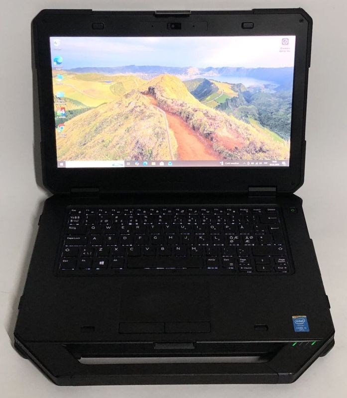 Захищений ноутбук Б-класу Dell Latitude 14 Rugged 5404 / 14" (1366x768) IPS Touch / Intel Core i5-4310U (2 (4) ядра по 2,0 - 3,0 ГГц) / 8 ГБ DDR3 / 256 ГБ SSD / Intel HD Graphics 4400 / WebCam / Win 10 Pro б/в - зображення 2