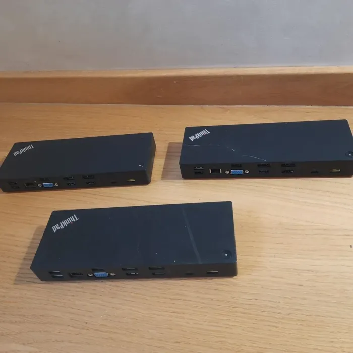 Док-станція Lenovo ThinkPad Thunderbolt 3 Dock DBB9003L1 / Thunderbolt 3 / VGA, DisplayPort, HDMI / USB 3.0, USB Type-C / Gigabit Ethernet / Без кабелю підключення б/в - зображення 3