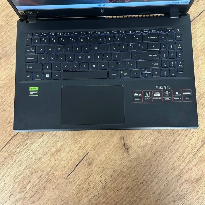 Ігровий ноутбук Acer Nitro V15 ANV15-41 / 15.6" (1920x1080) IPS / AMD Ryzen 5 7535HS (6 (12) ядер по 3.3 - 4.55 GHz) / 16 GB DDR4 / 512 GB SSD / nVidia GeForce RTX 4050, 6 GB GDDR6, 96-bit / WebCam б/в - зображення 7