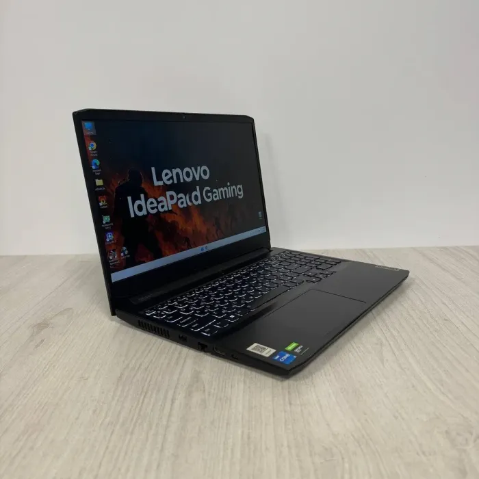 Ігровий ноутбук Б-класу Lenovo IdeaPad Gaming 3 15IHU6 / 15,6" (1920x1080) IPS / Intel Core i5-11320H (4 (8) ядра по 2,5 - 4,5 ГГц) / 8 ГБ DDR4 / 512 ГБ SSD NVMe / nVidia GeForce GTX 1650, 4 ГБ GDDR6, 128-біт / WebCam б/в - зображення 4