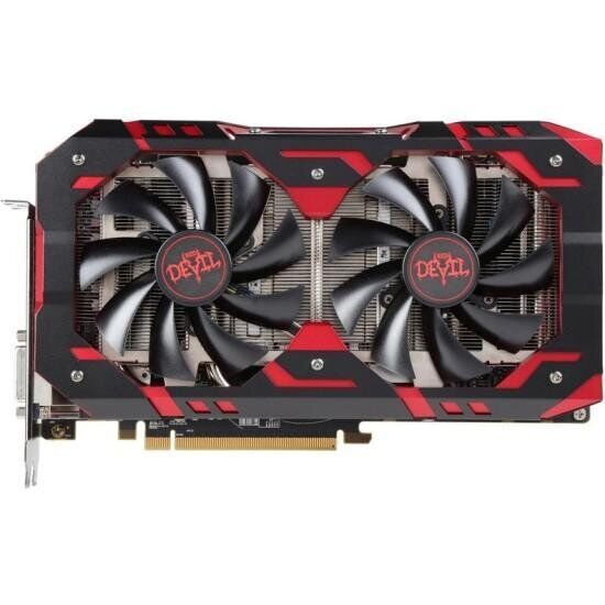 Дискретна відеокарта PowerColor Red Devil RX 580 OC, 8 GB GDDR5, 256-bit / 1x HDMI, 3x DisplayPort, 1x DVI б/в - зображення 2