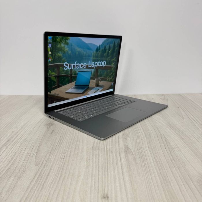 Ультрабук Microsoft Surface Laptop 5 / 15" (2496x1664) IPS Touch / Intel Core i7-1255U (10 (12) ядер по 3.5 - 4.7 GHz) / 16 GB DDR5 / 512 GB SSD NVMe / Intel Iris Xe Graphics / WebCam б/в - зображення 4