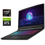 Ігровий ноутбук MSI Katana A15 AI / 15,6" (1920x1080) IPS / AMD Ryzen 9 8945HS (8 (16) ядер по 4.0 – 5.2 GHz) / 16 GB DDR5 / 1000 GB SSD M.2 / nVidia GeForce RTX 4070, 8 GB GDDR6, 128-bit / WebCam / Win 11 б/в