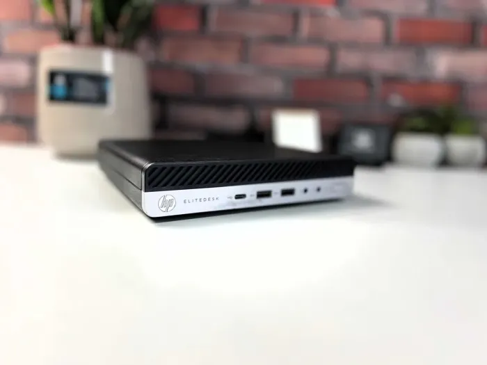 Неттоп HP EliteDesk 800 G4 USFF / Intel Core i5-8400T (6 ядер по 1,7 - 3,3 ГГц) / 16 ГБ DDR4 / 256 ГБ SSD / Intel HD Graphics 630 б/в - изображение 4