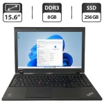 Ноутбук Lenovo ThinkPad L540 / 15.6" (1366x768) TN / Intel Core i5-4210M (2 (4) ядра по 2.6 - 3.2 GHz) / 8 GB DDR3 / 256 GB SSD / Intel HD Graphics 4600 / WebCam б/в