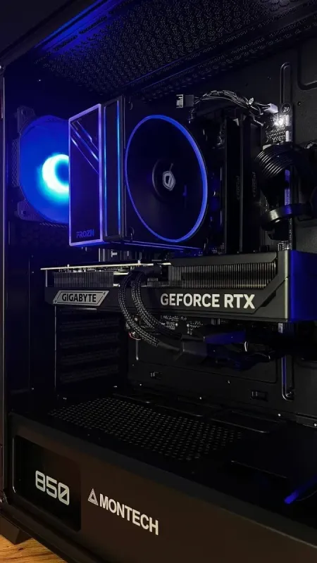 Збірка на замовлення: ігровий ПК Montech Air 1000 Premium Black Tower / AMD Ryzen 7 7700 (8 (16) ядер по 3,8 - 5,3 ГГц) / 32 ГБ DDR5 / 1000 ГБ SSD M.2 / nVidia GeForce RTX 5070 Ti, 16 ГБ GDDR7, 256-bit / 850W - зображення 8