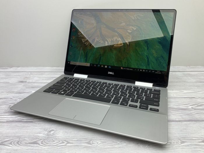 Ноутбук-трансформер Б-клас Dell Inspiron 13 7386 2-in-1 / 13.3" (1920x1080) IPS Touch / Intel Core i7-8565U (4 (8) ядра по 1.8 - 4.6 GHz) / 16 GB DDR4 / 240 GB SSD / Intel UHD Graphics / WebCam б/в - зображення 3