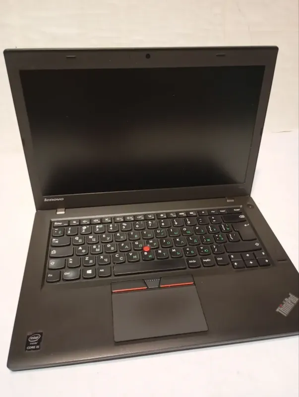 Ультрабук Б-клас Lenovo Thinkpad T450 / 14" (1366x768) TN / Intel Core i5-5200U (2 (4) ядра по 2.2 - 2.7 GHz) / 8 GB DDR3 / 240 GB SSD / Intel HD Graphics 5500 / WebCam б/в - зображення 3