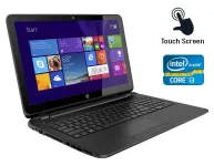 Ноутбук HP 15-1010dx / 15.6" (1366x768) TN Touch / Intel Core i3-4010U (2 (4) ядра по 1.7 GHz) / 8 GB DDR3 / 256 GB SSD / Intel HD Graphics 4400 / WebCam / Win 10 б/в
