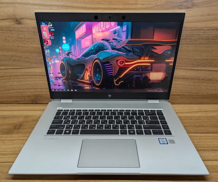 Ігровий ноутбук Б-клас HP EliteBook 1050 G1 / 15.6" (1920x1080) IPS / Intel Core i7-8850H (6 (12) ядер по 2.6 - 4.3 GHz) / 16 GB DDR4 / 480 GB SSD / nVidia GeForce GTX 1050, 4 GB GDDR5, 128-bit / WebCam / Fingerprint / Windows 10 б/в - зображення 2