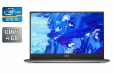 Ноутбук Dell XPS 13 9360 / 13.3" (1920x1080) IPS / Intel Core i5-7200U (2 (4) ядра по 2.5 - 3.1 GHz) / 4 GB DDR3 / 256 GB SSD / Intel HD Graphics 620 / USB Type-C / Windows 10 б/в