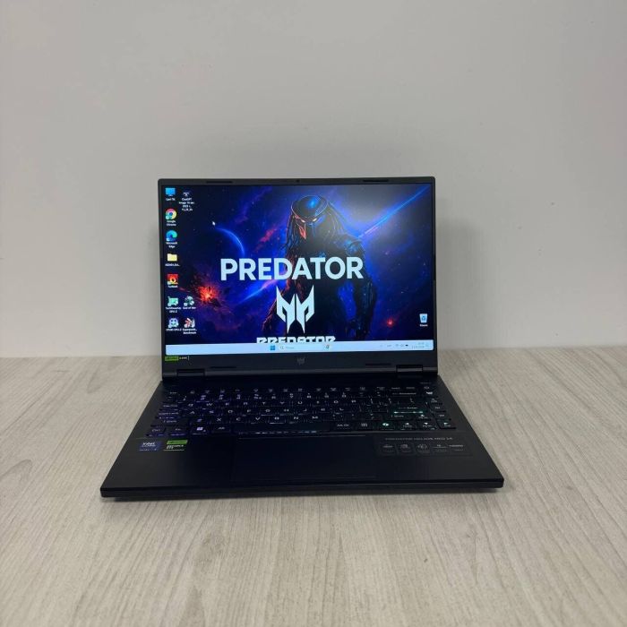 Ігровий ноутбук Acer Predator Helios Neo 14 PHN14-51 / 14" (2560x1600) IPS / Intel Core Ultra 7 155H (16 (22) ядер по 1,4 - 4,8 ГГц) / 16 ГБ DDR5 / 1000 ГБ SSD NVMe / nVidia GeForce RTX 4070, 8 ГБ GDDR6, 128-біт / WebCam б/в - изображение 2