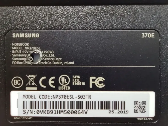Ноутбук Samsung NP370E5L / 15.6" (1920x1080) TN / Intel Core i7-6700HQ (4 (8) ядра по 2.6 - 3.5 GHz) / 8 GB DDR4 / 120 GB SSD / nVidia GeForce 920MX, 2 GB GDDR5, 64-bit / WebCam б/в - зображення 9