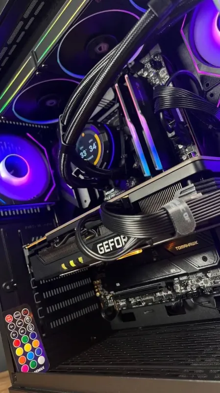 Збірка під замовлення: комп'ютер GameMax Hype-A Black Tower / Intel Core i5-14600KF (14 (20) ядер по 2.6 - 5.3 GHz) / 32 GB DDR5 / 2000 GB SSD M.2 / nVidia GeForce RTX 3080, 10 GB GDDR6X, 320-bit / 850W б/в - зображення 10