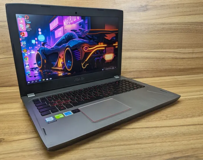 Ігровий ноутбук Asus GL 502V / 15.6" (1920x1080) IPS / Intel Core i7-7700HQ (4 (8) ядра по 2.8 - 3.8 GHz) / 16 GB DDR4 / 256 GB SSD + 1000 GB HDD / nVidia GeForce GTX 1060, 6 GB GDDR5, 192-bit / WebCam / Windows 10 б/в - зображення 4