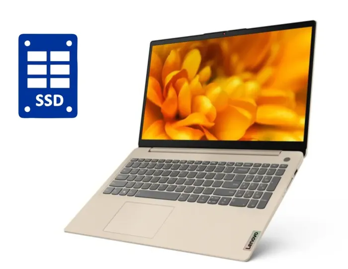 Ноутбук Lenovo IdeaPad 3 15IIL05 / 15.6" (1366x768) TN / Intel Core i3-1005G1 (2 (4) ядра по 1.2 - 3.4 GHz) / 4 GB DDR4 / 240 GB SSD / Intel UHD Graphics / WebCam / Win 10 Home б/в - зображення 1