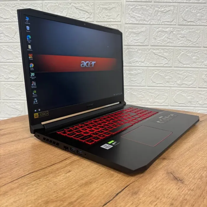 Ігровий ноутбук Б-клас Acer Nitro 5 AN517-52 / 17.3" (1920x1080) IPS / Intel Core i5-10300H (4 (8) ядра по 2.5 - 4.5 GHz) / 16 GB DDR4 / 512 GB SSD / nVidia GeForce GTX 1650 Ti, 4 GB GDDR6, 128-bit / WebCam б/в - зображення 4