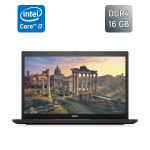 Ультрабук Dell Latitude 7480 / 14" (1920x1080) IPS / Intel Core i7-7600U (2 (4) ядра по 2.8 - 3.9 GHz) / 16 GB DDR4 / 256 GB SSD / Intel HD Graphics 620 / TouchID / WebCam б/в