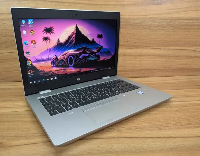 Ноутбук HP ProBook 640 G5 / 14" (1920x1080) IPS / Intel Core i5-8265U (4 (8) ядра по 1.6 - 3.9 GHz) / 8 GB DDR4 / 256 GB SSD / Intel UHD Graphics 620 / WebCam / TouchID / Windows 10 б/в - зображення 4