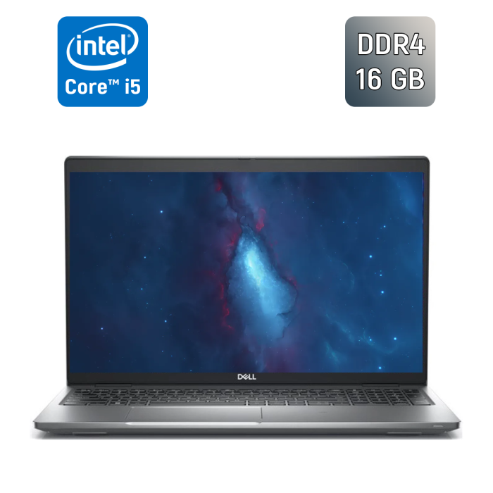 Ультрабук Dell Latitude 5530 / 15.6" (1920x1080) IPS / Intel Core i5-1245U (10 (12) ядер по 1.2 - 4.4 GHz) / 16 GB DDR4 / 512 GB SSD / Intel Iris Xe Graphics / HDMI / Windows 11 б/в - зображення 1