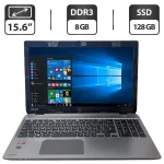 Ноутбук Toshiba Satellite C50D / 15.6" (1366x768) TN / AMD A4-5000 (4 ядра по 1.5 GHz) / 8 GB DDR3 / 128 GB SSD / AMD Radeon HD 8330 Graphics / WebCam б/в