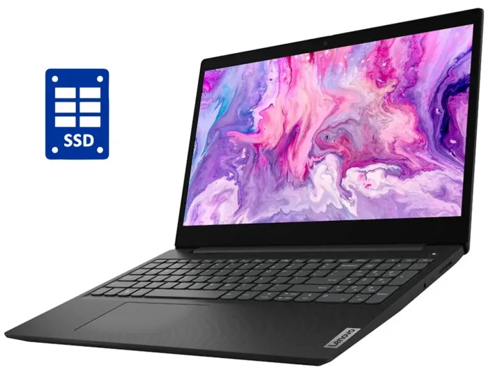 Ультрабук Б-клас Lenovo IdeaPad 3 15ITL05 / 15.6" (1920x1080) TN / Intel Core i3-1115G4 (2 (4) ядра по 3.0 - 4.1 GHz) / 8 GB DDR4 / 128 GB SSD / Intel UHD Graphics 630 / WebCam / Win 11 Home б/в - зображення 1