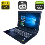 Ноутбук HP Pavilion 17 / 17.3" (1920x1080) TN / Intel Core i5-7200U (2 (4) ядра по 2.5 - 3.1 GHz) / 12 GB DDR4 / 128 GB SSD + 1000 GB HDD / nVidia GeForce GTX 1050, 2 GB GDDR5, 128-bit / WebCam б/в