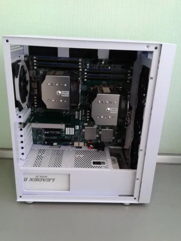 Сервер Vinga Mid Tower / 2x Intel Xeon E5-2680 v4 (14 (28) ядер по 2.4 - 3.3 GHz) / 128 GB DDR4 / 2 TB HDD / 1000W б/в - зображення 28