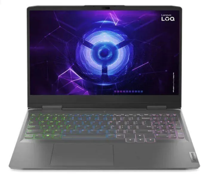 Ігровий ноутбук Lenovo LOQ 15IRH8 / 15.6" (1920x1080) IPS / Intel Core i5-12450H (8 (12) ядер по 3.3 - 4.4 GHz) / 16 GB DDR5 / 480 GB SSD / nVidia GeForce RTX 4050, 6 GB GDDR6, 96-bit / WebCam б/в - зображення 2