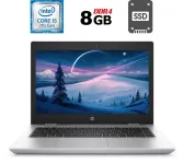 Ноутбук Б-клас HP Probook 640 G4 / 14" (1366x768) TN / Intel Core i5-7300U (2 (4) ядра по 2.6 - 3.5 GHz) / 8 GB DDR4 / 256 GB SSD / Intel HD Graphics 620 / WebCam / Fingerprint / HDMI б/в