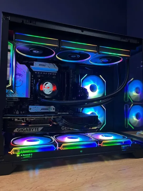 Збірка під замовлення: ігровий ПК GameMax Hype-M Black Tower / AMD Ryzen 7 7800X3D (8 (16) ядер по 4.2 - 5.0 GHz) / 32 GB DDR5 / 1000 GB SSD M.2 / nVidia GeForce RTX 5070, 12 GB GDDR7, 192-bit / 750W - зображення 8