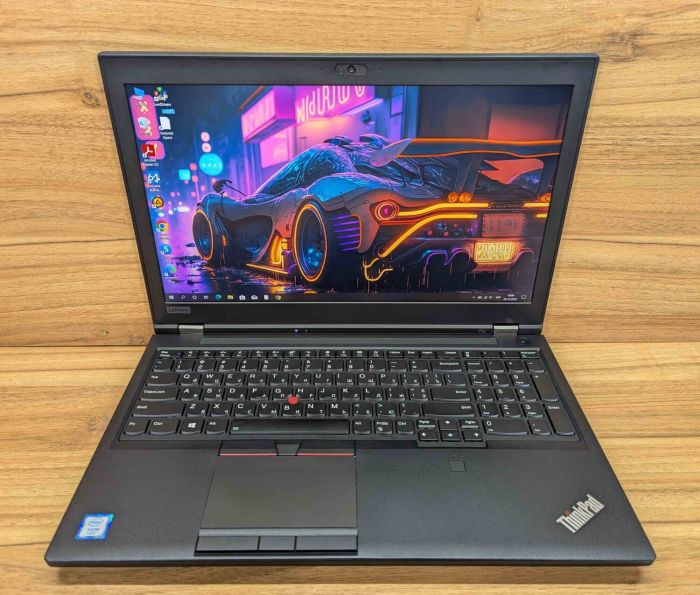 Мобільна робоча станція Lenovo ThinkPad P52 / 15,6" (1920x1080) IPS / Intel Xeon E-2176M (6 (12) ядер по 2,7 - 4,4 ГГц) / 32 ГБ DDR4 / 512 ГБ SSD / nVidia Quadro P2000, 4 ГБ GDDR5, 128-біт / Веб-камера / Сканер відбитків пальців / Windows 10 б/в - изображение 2