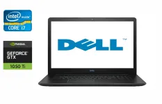 Ігровий ноутбук Б-клас Dell G3 3779 / 15.6" (1920x1080) IPS / Intel Core i7-8750H (6 (12) ядер по 2.2 - 4.1 GHz) / 16 GB DDR4 / 128 GB SSD + 1000 GB HDD / nVidia GeForce GTX 1050 Ti, 4 GB GDDR5, 128-bit / WebCam / HDMI б/в
